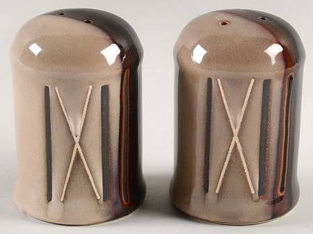 Bazaar Brown Salt & Pepper Set