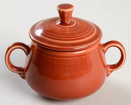 Fiesta Paprika (Intro 2010) Sugar Bowl & Lid