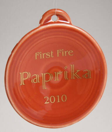 Fiesta Paprika (Intro 2010) 2010 First Fire Ornament