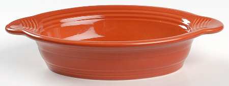 Fiesta Paprika (Intro 2010) Open Individual Casserole by Homer Laughlin 