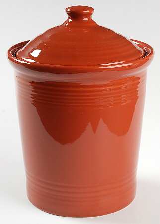 Fiesta Paprika (Intro 2010) Medium Canister & Lid by Homer Laughlin 