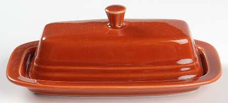 Fiesta Paprika (Intro 2010) 1/4 Lb Covered Butter by Homer Laughlin 