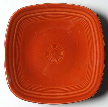 Fiesta Paprika (Intro 2010) Square Salad Plate
