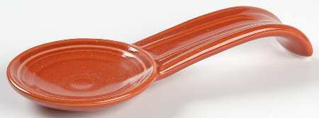 Fiesta Paprika (Intro 2010) Spoon Rest/Holder (Holds 1 Spoon) by Homer Laughlin 