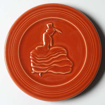 Fiesta Paprika (Intro 2010) Trivet by Homer Laughlin 