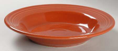 Fiesta Paprika (Intro 2010) Large Rim Soup Bowl by Homer Laughlin 