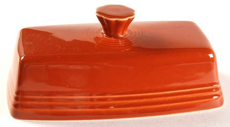 Fiesta Paprika (Intro 2010) Lid for Extra Large 1/4 Lb Butter