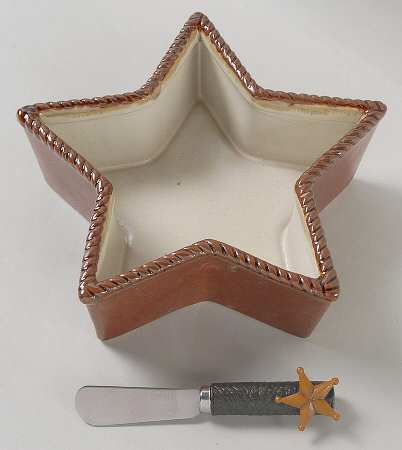 Laredo Figural Dip Bowl & Spreader Set