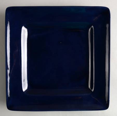 Barcelona Cobalt Blue Square Dinner Plate