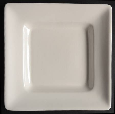 Barcelona White Square Salad Plate
