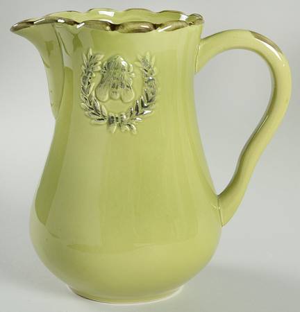 Embossed Bee Avocado Green by Home Essentials