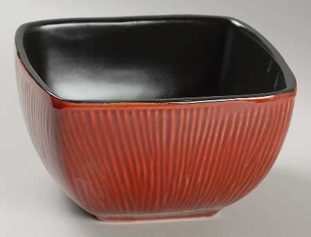 Red Bamboo Soup/Cereal Bowl