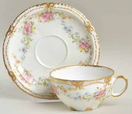 Schleiger 1058-7 Flat Cup & Saucer Set