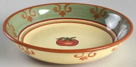 Veggie Garden 8" Individual Pasta Bowl
