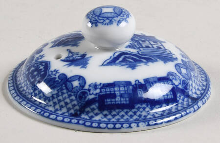 Blue Willow Lid for Teapot