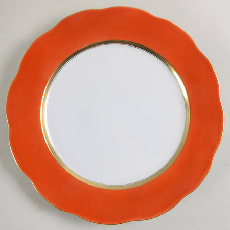 Silk Ribbon Buffet Service Plate