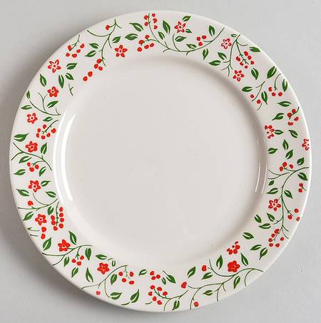Holly Berry Salad Plate