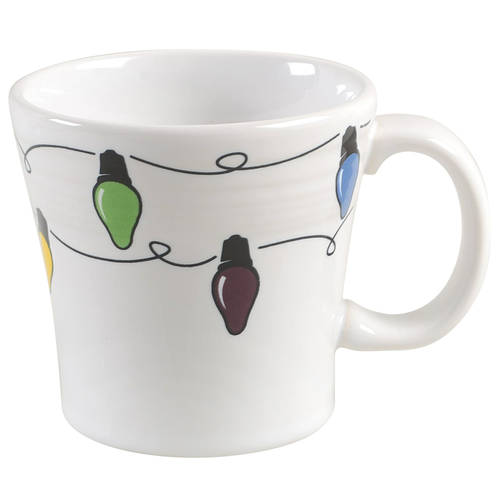 Fiesta Christmas Lights Tapered Mug