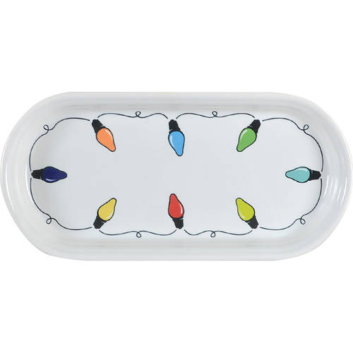 Fiesta Christmas Lights Bread Tray