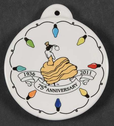 Fiesta Christmas Lights 75th Anniversary Ornament