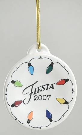 Fiesta Christmas Lights Ornament