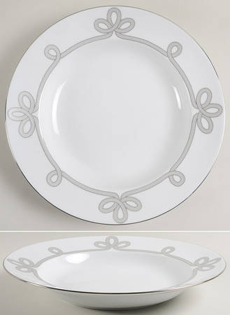 Brandebourg Platinum 12" Deep Round Platter