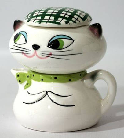 Cozy Kittens Stacking Creamer & Sugar Bowl with Lid Set