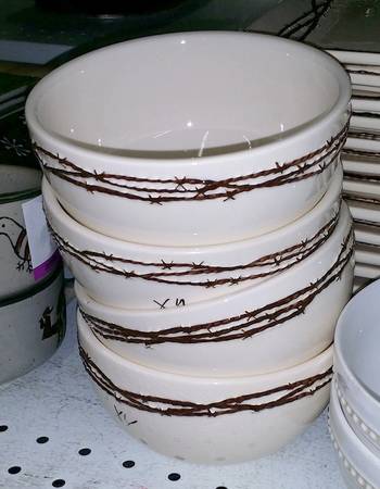Barbwire Soup/Cereal Bowl