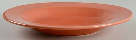 Rolled Edge (Persimmon) by Homer Laughlin 