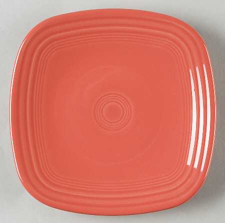 Fiesta Flamingo (Intro 2012) Square Salad Plate