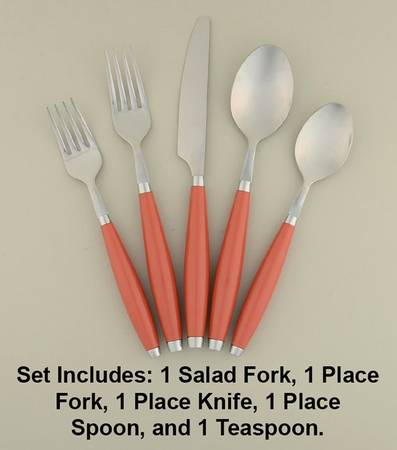 Fiesta Flamingo (Intro 2012) (5 Pc) Flatware Set