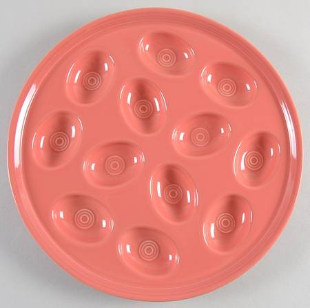 Fiesta Flamingo (Intro 2012) Deviled Egg Plate