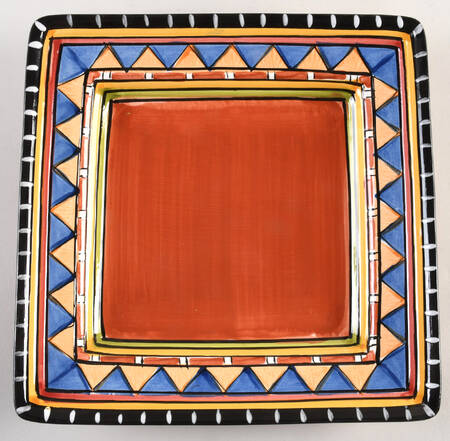 Desert Sand Square Dinner Plate