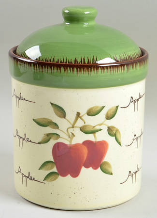 Apple Orchard Collection Small Canister & Lid