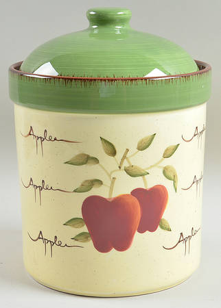 Apple Orchard Collection Large Canister & Lid