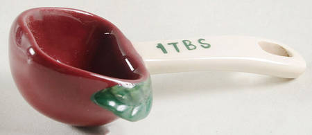 Apple Orchard Collection 1 Tablespoon Ceramic Measuring Spoon