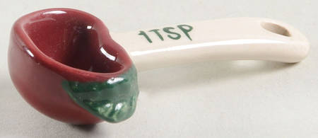Apple Orchard Collection 1 Teaspoon Ceramic Measuring Spoon