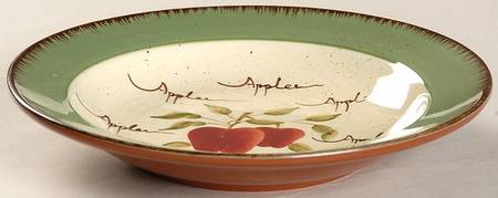 Apple Orchard Collection Rim Soup Bowl