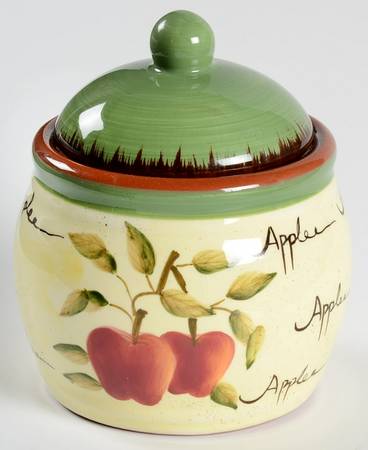 Apple Orchard Collection Sugar Bowl & Lid