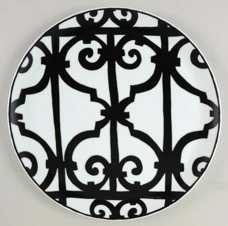 Balcon du Guadalquivir Black Cake Plate