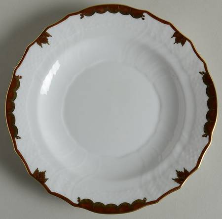 Princess Victoria Brown Salad Plate by Herend