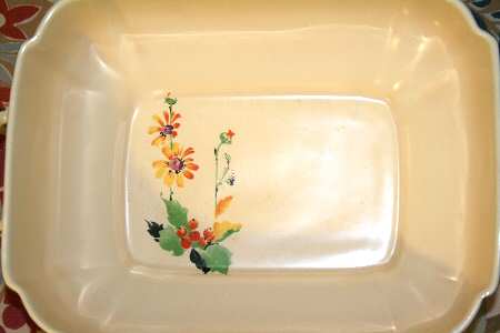 C66 Rectangular Vegetable Bowl No Lid