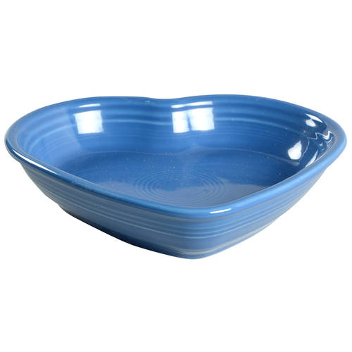 Fiesta Lapis Blue (Intro 2013) 7" Heart Shaped Bowl by Homer Laughlin 