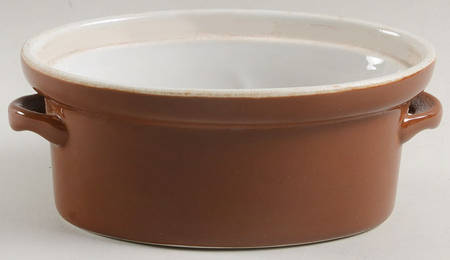 Brown Individual Casserole No Lid by Hall