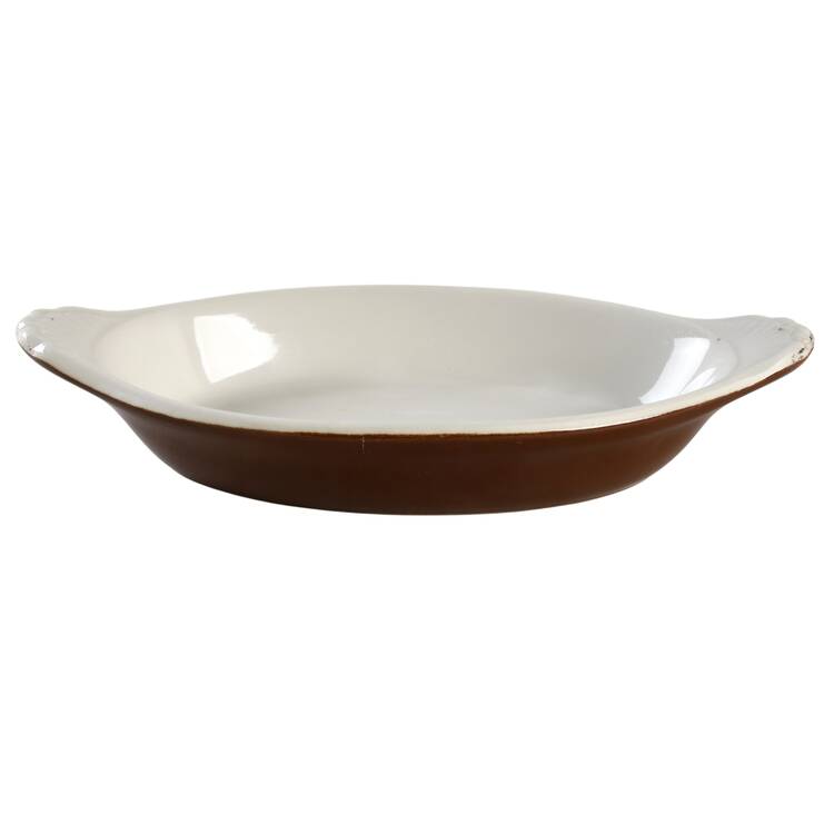Brown 9" Augratin by Hall