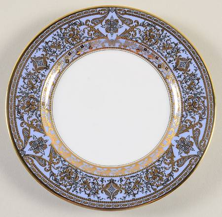 Matignon Lavender and Gold Bread & Butter Plate