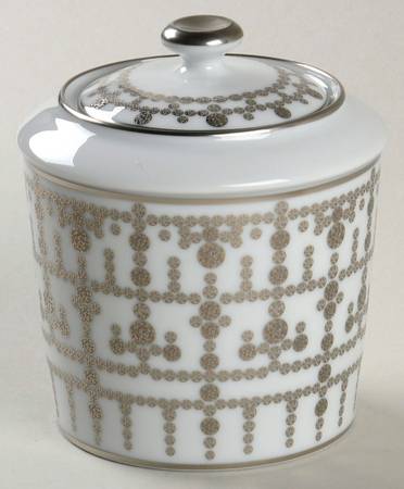 Tiara Platinum Sugar Bowl & Lid