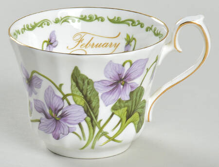 Flower of the Month Flat Cup