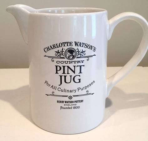 Charlotte Watson Cream 16 Oz Pitcher