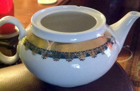 Alice (Blue Band) Teapot No Lid